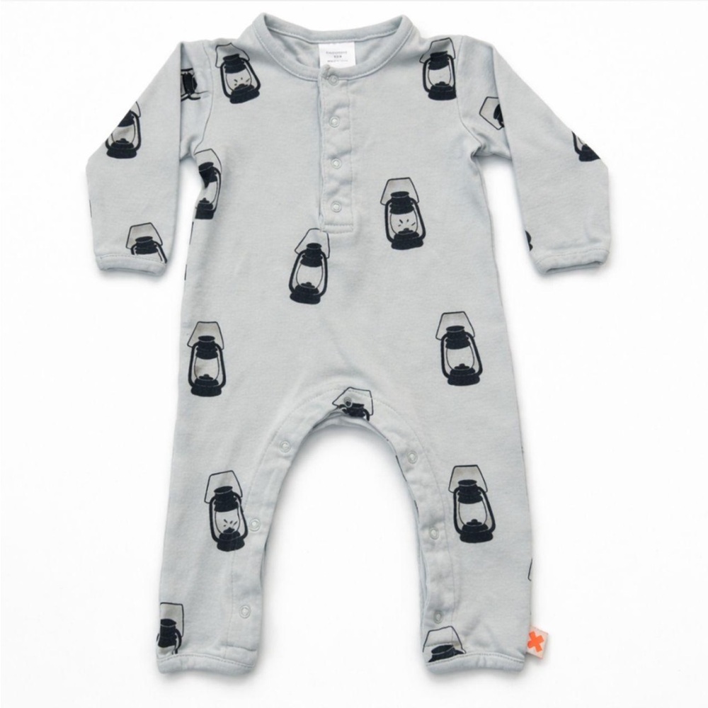 Tinycottons Pima Cotton Lantern Print Baby Romper Sleeper One Piece Size 3-6M